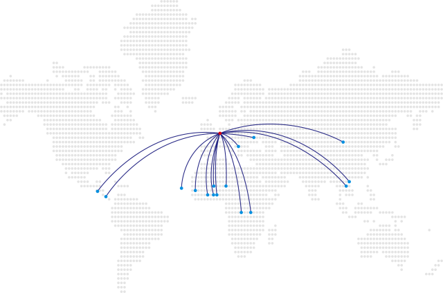 Carte des zones d'intervention