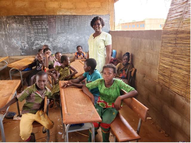 Élèves à Kaya au Burkina Faso