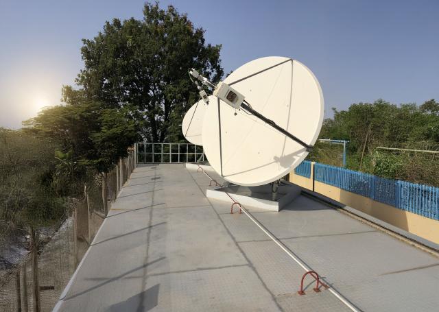 Satellite linking Ouagadougou and Bobo Dioulasso