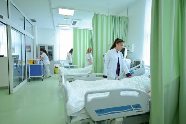 Patient under procedure at CathLab Prizren