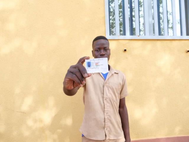 Gansoré Victor, élève en classe de 3e au collège