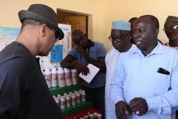 Inauguration d'une boutique d'intrants agricoles à Konodimini