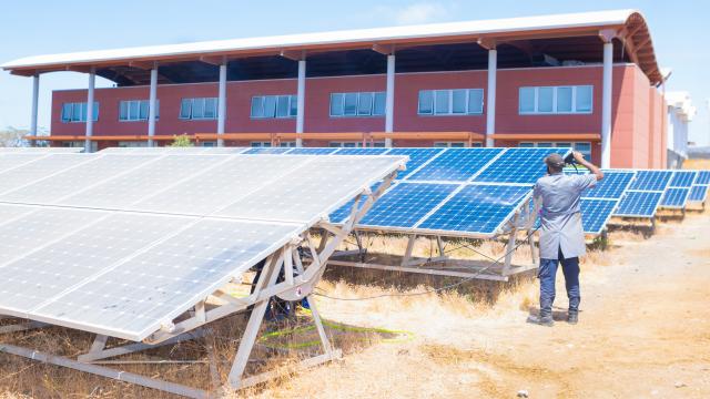 Panneaux solaires au Cabo Verde