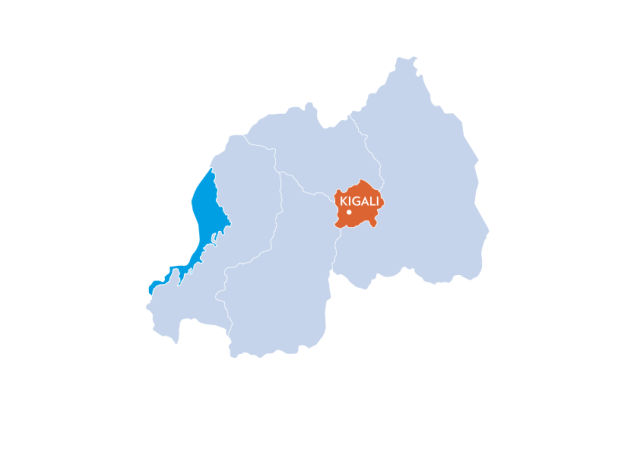Map of Rwanda