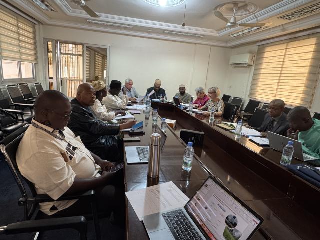 Participants du Comité de pilotage lors de la session