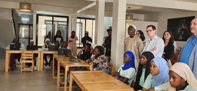 Visite de partenaires Grow academy