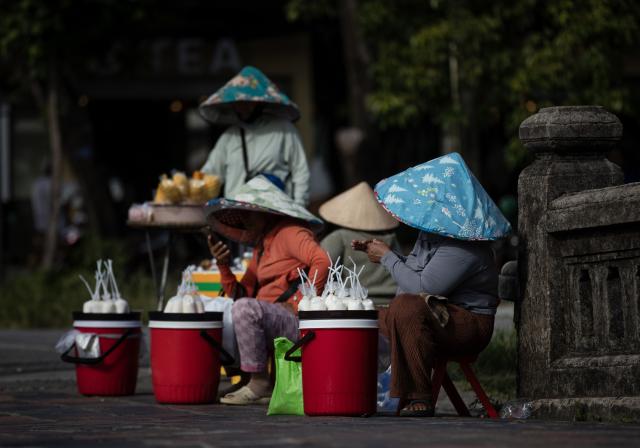 Women at market
