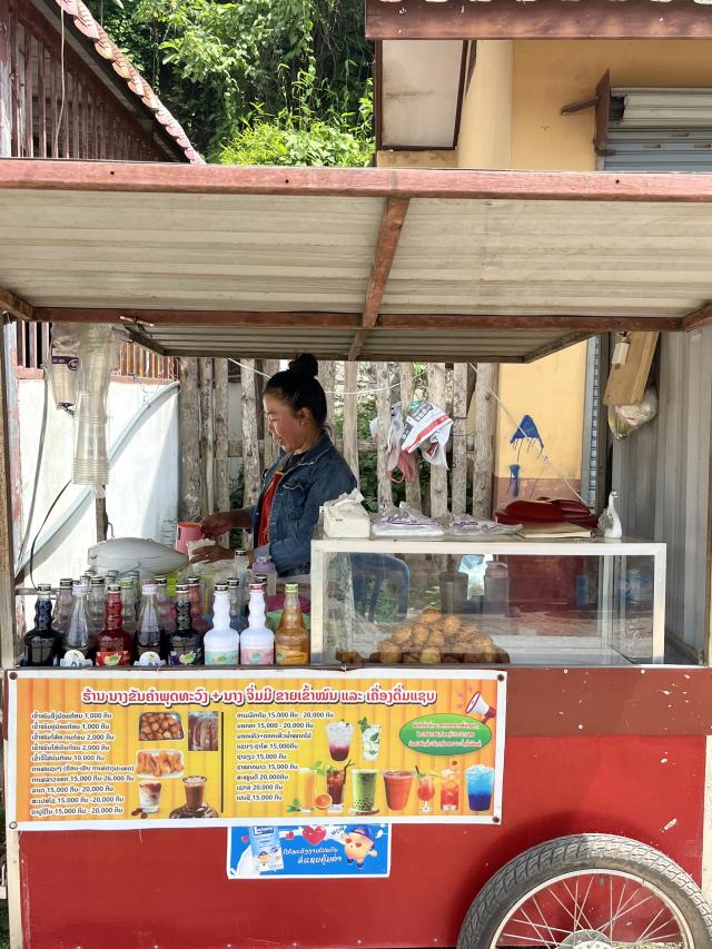 Khankham at her shop