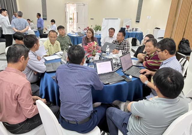 Group work for Vientiane province